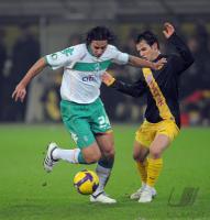 Fussball DFB Pokal  Achtelfinale 08/09   Borussia Dortmund - Werder Bremen