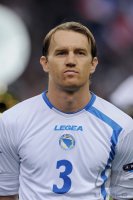 Fussball International EM 2012-Qualifikation:  Sasa Papac (Bosnien-Herzegowina)