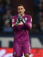 Fussball, 1. Bundesliga  Saison 2014/2015: FC Schalke 04 - SV Werder Bremen