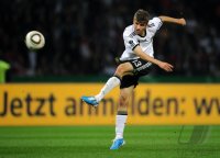 Fussball International EM 2012 - Qualifikation:  Deutschland, MUELLER Einzelaktion