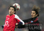 Fussball UCL: Bayern - London, Zweikampf