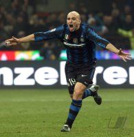 FUSSBALL SERIE A:  Esteban Matias Cambiasso Deleau (Inter)