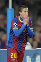 Fussball CHL  Saison 2010/2011:  Ibrahim Afellay (Barca)