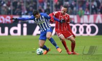 Fussball  1.Bundesliga   Saison 17/18: FC Bayern Muenchen -  Hertha BSC Berlin