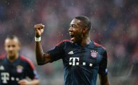 Fussball Champions League 13/14: JUBEL David Alaba (FC Bayern Muenchen)
