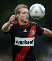 Fussball 1. Bundesliga, Testspiel: Bayer 04 Leverkusen, SCHUERRLE am Ball