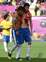 FUSSBALL Olympia 2012 Maenner: Brasilien - Weissrussland