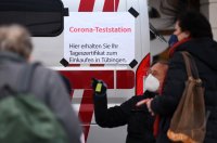 Kostenlose Corona-Schnelltests des DRK in Tuebingen