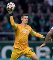 Fussball, 1. Bundesliga  Saison 2014/2015: SV Werder Bremen - Hannover 96