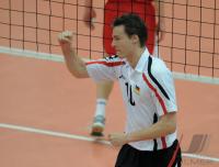 Volleyball EM  Qualifikationsturnier in Tuebingen: Deutschland - Kroatien :