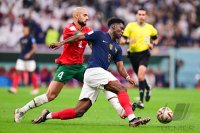 FUSSBALL WM 2022 Halbfinale Frankreich - Marokko
