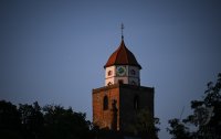 Haigerloch (Zollernalbkreis), Wahrzeichen der Stadt, der Roemerturm.