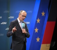Wahlkampftour mit Kanzlerkandidat der Union, Friedrich Merz