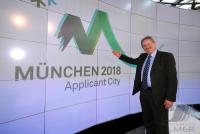 Muenchen : Olympia Bewerbung 2018 Logo Vorstellung