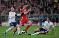 FUSSBALL  International CHL 09/10 :  FC Bayern  Muenchen  - Manchester United