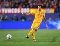 Fussball CHL 15/16 Viertelfinale: Atletico Madrid - FC Barcelona