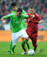 Fussball 1. Bundesliga, Saison 2011/2012:  FC Bayern Muenchen - VfL Wolfsburg