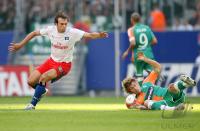Fussball 1. Bundesliga: Hamburg - Bremen