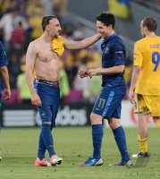 Fussball International Europameisterschaft 2012: Ukraine - Frankreich