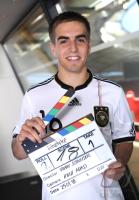 FUSSBALL Werbeaufnahmen Mercedes-Benz mit der Deutschen Fussball-Nationalmannschaft