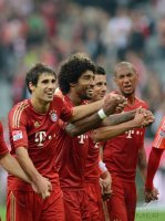 Fussball 1. Bundesliga Saison 11/12: FC Bayern Muenchen - VfB Stuttgart