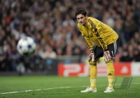 Fussball CHL  Saison 2010/2011:  Hugo Lloris (Lyon)