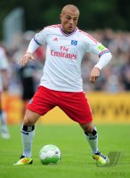 FUSSBALL, DFB Pokal 1. Hauptrunde: Hamburger SV, TOERE am Ball