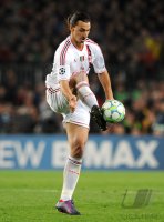FUSSBALL INTERNATIONAL  CHL Viertelfinale 11/12: Zlatan Ibrahimovic (AC Mailand)