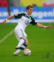 Fussball: 1. Bundesliga Saison 2010/2011: Wolfsburg, DIEGO am Ball