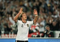 Fussball International  Testspiel:  JUBEL Mario GOETZE (Deutschland)