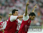 FUSSBALL 1. Bundesliga  Bayern-Eintracht JUBEL FCB