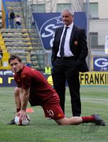 FUSSBALL SERIE A:  Francesco Totti, Claudio Ranieri (AS Rom)