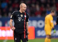 Fussball 1. Bundesliga Saison 14/15: JUBEL Arjen Robben (FC Bayern Muenchen)