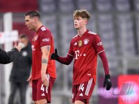 Fussball 1. Bundesliga Saison 21/22: FC Bayern Muenchen - Borussia Moenchengladbach