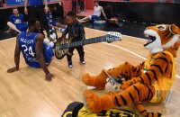 Basketball 1. Bundesliga 14/15 Hauptrunde:  Walter Tigers Tuebingen - FRAPORT SKYLINERS