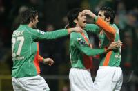 Fussball CL: Bremen - Athen, Jubel Bremen