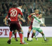 Fussball UEFA Cup Halbfinale Werder Bremen - Hamburger SV