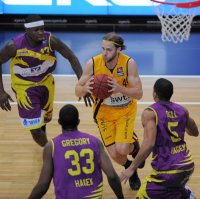 Basketball 1. Bundesliga 2012/2013:  Walter Tigers Tuebingen -Phoenix Hagen