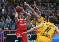 Basketball 1. Bundesliga 14/15 Hauptrunde: Walter Tigers Tuebingen - FC Bayern Muenchen