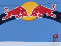 Ski Alpin Kitzbuehel 2015; Abfahrt Training Red Bull Bogen an der Hausbergkante