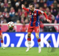 Fussball 1. Bundesliga Saison 14/15: Franck Ribery (FC Bayern Muenchen)