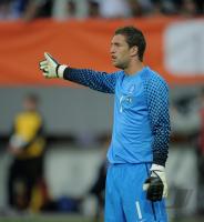 Fussball International:  Torwart Maarten Stekelenburg   (Holland)