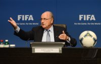Fussball  International: FIFA Praesident Joseph S. Blatter (Schweiz)
