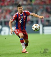 Fussball CHL  Saison 2014/2015: Robert Lewandowski (FC Bayern Muenchen)