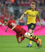 Fussball 1. Bundesliga Saison 15/16: FC Bayern Muenchen - Borussia Dortmund