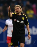 Fussball, 1. Bundesliga  Saison 2013/2014: Hamburger SV - Borussia Dortmund
