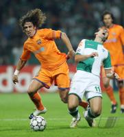 Fussball, Champions League: Bremen - Barcelona