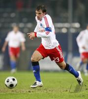 Fussball UEEA CUP: Hamburg, VAN DER VAART Einzelaktion