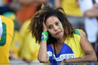 FUSSBALL WM 2014, HALBFINALE: Brasilien - Deutschland