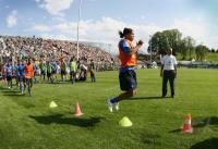 Fussball WM Training Brasilien